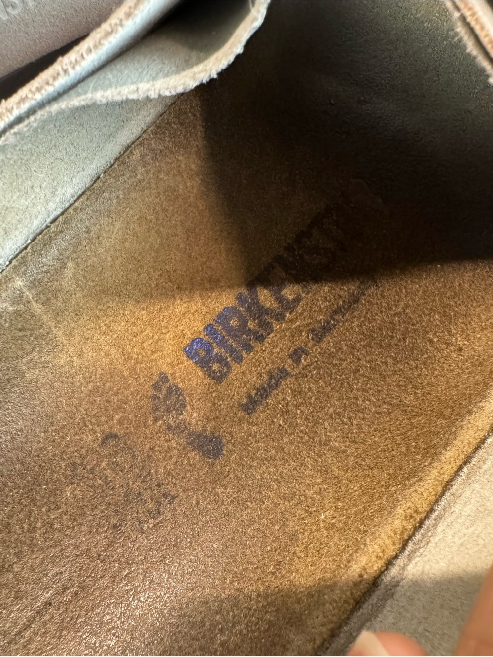 Birkenstock Zurich Buckled Slip On Taupe suede sandals EU38/US7-7.5- see photos - Picture 5 of 9